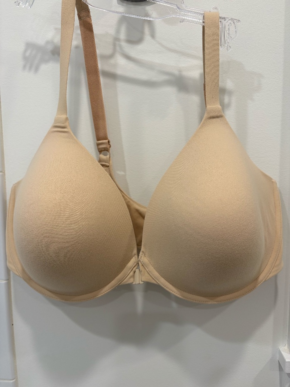 Wacoal Front Close Underwire Racer Back Bra Tan 38DD